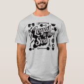 Loyal Au Sol Jardin Agricole Humour T-Shirt (Devant)
