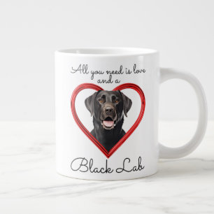Loyal Black Lab Extra Grote Beker
