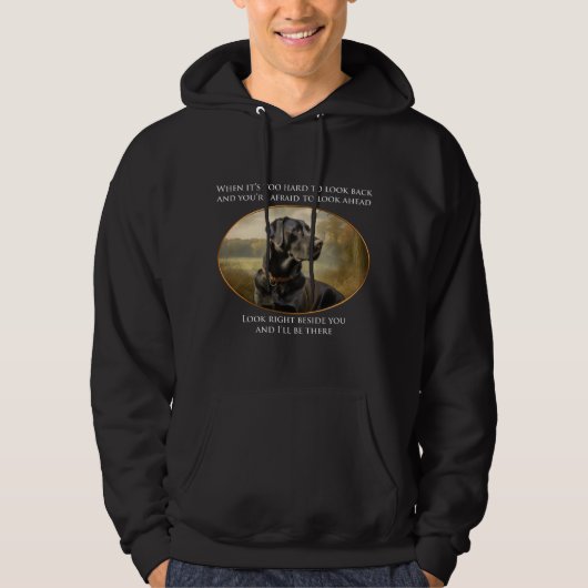 Loyal Black Lab Hoodie (Voorkant)