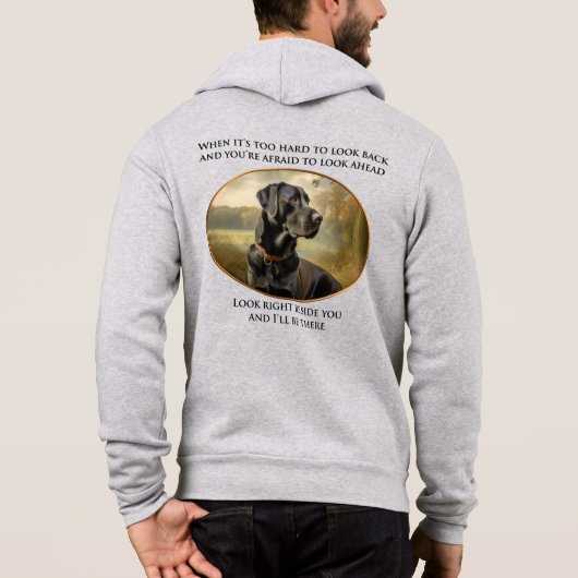 Loyal Black Lab Hoodie (Achterkant)