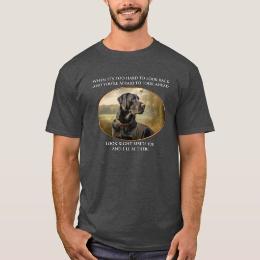 Loyal Black Lab T-shirt (Voorkant)