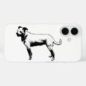 Loyal Compagnon Terrier Mix coque iphone (Verso (horizontal))