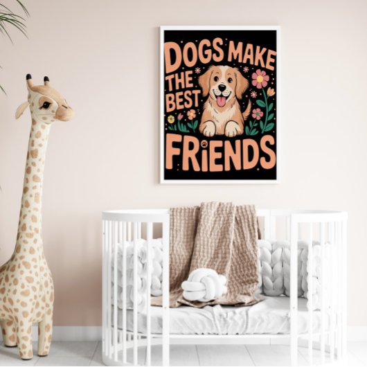 Loyal Dog Companionship Poster