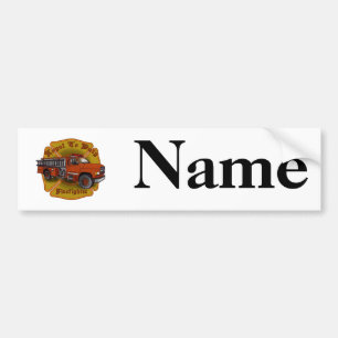 Loyal Firetruck Brandweerman Bumpersticker