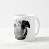 Loyal Gaze Terrier Mélange Café Mug (Devant droit)