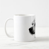 Loyal Gaze Terrier Mélange Café Mug (Gauche)
