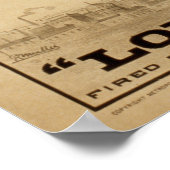 LOYAL Human Cannon Ball Act VAUDEVILLE Poster (Coin)