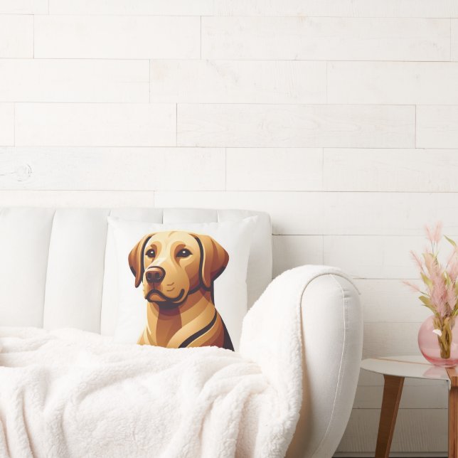 Loyal Labrador Retriever Kussen (Bank)