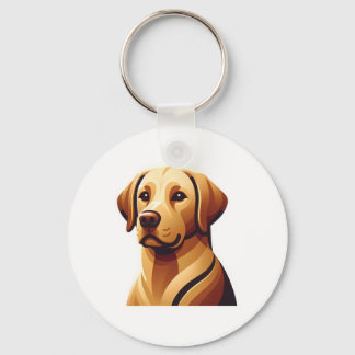 Loyal Labrador Retriever Sleutelhanger