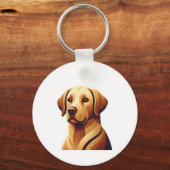 Loyal Labrador Sleutelhanger (Voorkant)