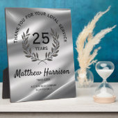 Loyal Long Service Appreciation Award. personalise Fotoplaat (Zijkant)