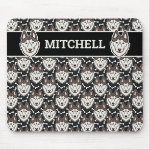 Loyal Siberian Husky Arctic Sled Dog Pet Puppy Muismat