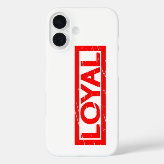 Loyal Stamp Case-Mate iPhone Case (Achterkant)