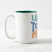 Loyal to My Peace Mugs & Cups (Gauche)