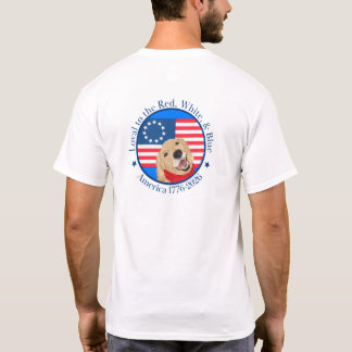 Loyal to the Red, White & Blue America 250 T-shirt