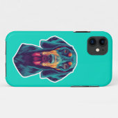 Loyale Gloed – Levendig Bluetick Coonhound Pop Art Case-Mate iPhone Case (Achterkant (horizontaal))