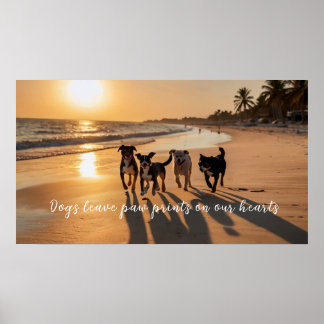 Loyale Metgezellen: Dog Wall Art Poster