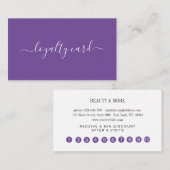 Loyalität 10 Nails Lashes Beauty Visitenkarte Visitekaartje (Voorkant / Achterkant)
