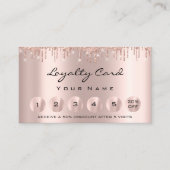 Loyalität 6 Makeutische Esthetikerin Eyelash Rose Visitekaartje (Voorkant)