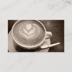 loyaliteit aan koffieliefde klantenkaartje