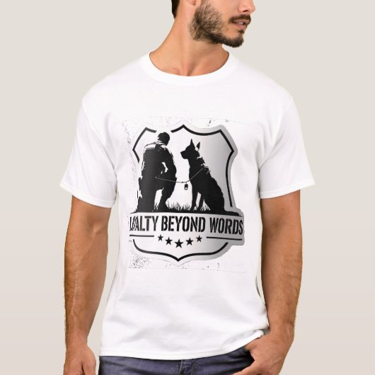 Loyaliteit Beyond Words Shield T-shirt (Voorkant)
