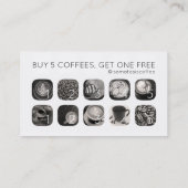 loyaliteit bij koffiegrammen klantenkaartje (Achterkant)