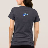 Loyaliteit gaat niet goed Tri-Blend shirt (Achterkant)