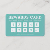 LOYALITEIT KAART schattig modern loyaliteit 10 min (Voorkant)