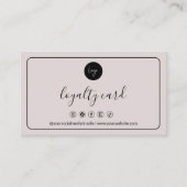 Loyaliteit Kaart Sjabloon, klant loyaliteit Kaarte (Voorkant)