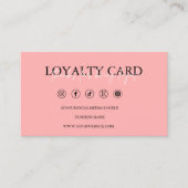 Loyaliteit Kaart Sjabloon, Modern (Voorkant)