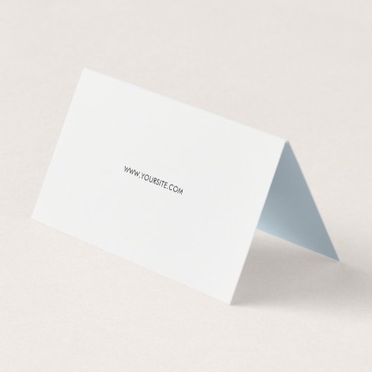 Loyaliteit Modern Minimalistisch Lichtgrijs Visitekaartjes (Achterkant)