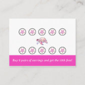 Loyaliteit Royalty-Kaart Visitekaartje (Achterkant)