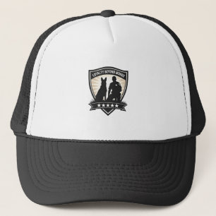 Loyaliteit Voorbij Woorden Vintage K9 Politie Badg Trucker Pet