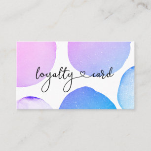 Loyaliteitskaart Glitter 10 Nails Lashes Beauty Visitekaartje