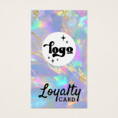 Loyaliteitskaart van Opal Stone Visitekaartje (Voorkant)