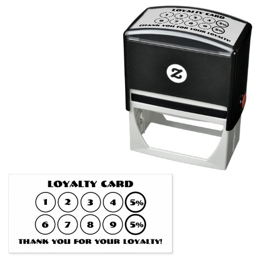 Loyaliteitskorting 2x5pc zelfinktende stempel (In situ)