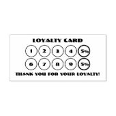 Loyaliteitskorting 2x5pc zelfinktende stempel (Design)