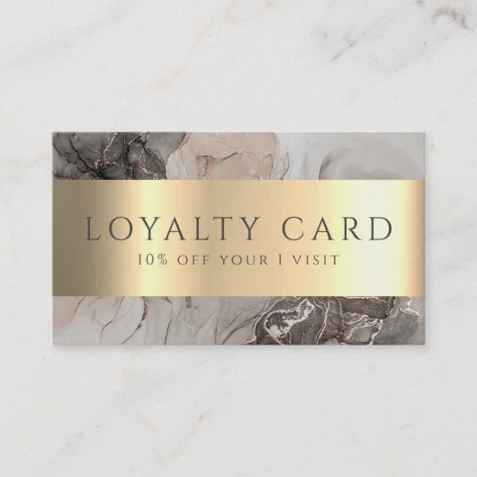 Loyaliteitskorting Promotie Visitekaartje (Voorkant)