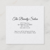 Loyaliteitsprogramma / Beauty Gold Glitter Klantenkaartje (Achterkant)