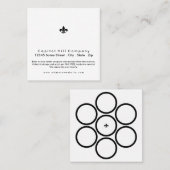 loyaliteitsprogramma fleur de lys square klantenkaartje (Voorkant / Achterkant)