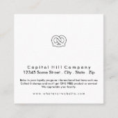 loyaliteitsprogramma soft pretzel square klantenkaartje (Voorkant)