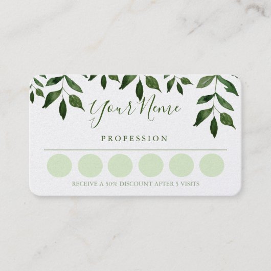 Loyality Visitekaartje (Voorkant)