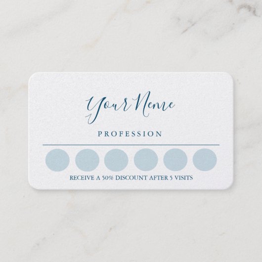 Loyality Visitekaartje (Voorkant)