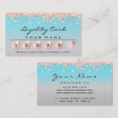 Loyaliy 6 Professional estheticien Roos Hartslag Visitekaartje (Voorkant / Achterkant)