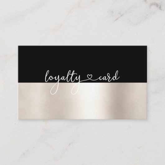 Loyalty 10 Nails Lashes Beauty Visitekaartje (Voorkant)