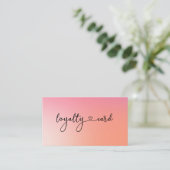 Loyalty 5 Nails Lashes Beauty Visitekaartje (Staand voorkant)