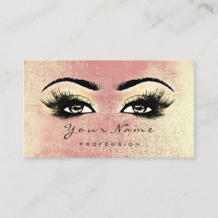 Loyalty Card 10 Makeup Lashes Extension Peach Roos