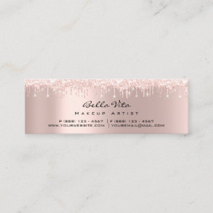 Loyalty Card 6 Punch Makeup Beauty Heart Roos Lux