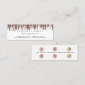 Loyalty Card 6 Punch Makeup Beauty White Small (Voorkant / Achterkant)