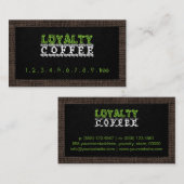 Loyalty Coffee Punch Burlap Border (Voorkant / Achterkant)